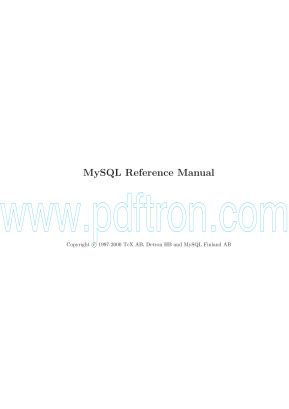 Sql - MySQL Manual.p...