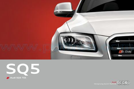 Audi Sq5 8R Brochure...