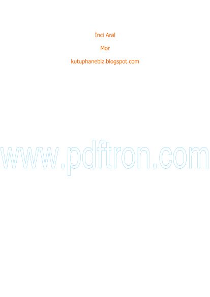Cover of Inci Aral - Mor.pdf