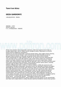 Cover of Geza Gardonyi - Tanrı'nın Kilici.pdf