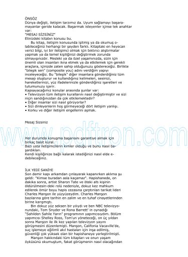 Cover of Marln Morgan - Mesaj Sizsiniz.pdf