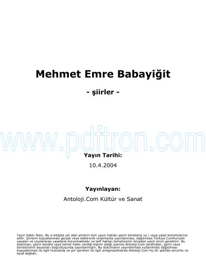 Mehmet Emre Babayigi...