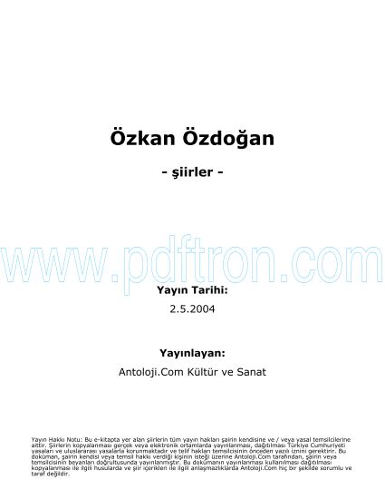 Özkan Özdogan - Ş...