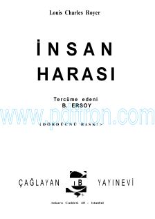 Cover of Louis Charler Royer - Insan Harasi.pdf