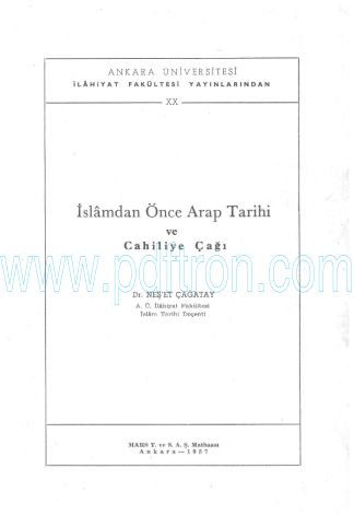 Cover of İslamdan-Once-Arap-Tarihi-Ve-Cahiliye-Cagı-Neşet-Cağatay-604.pdf