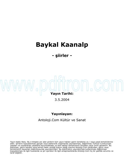 Cover of Baykal Kaanalp - Şiirleri.pdf