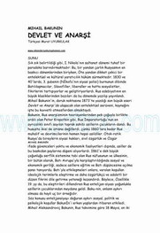 Cover of Bakunin - Devlet Ve Anarşi.pdf