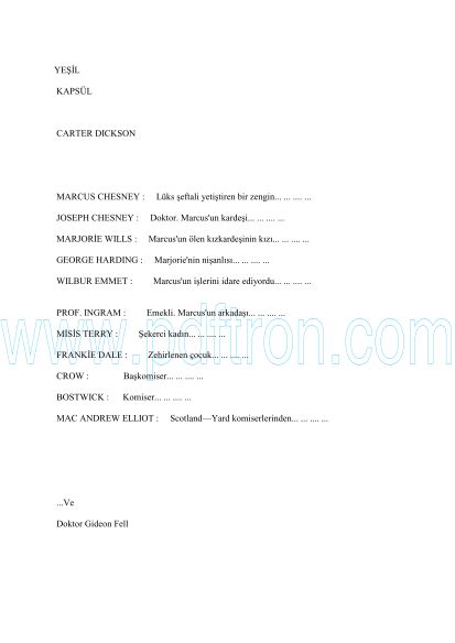 Cover of Carter Dickson - Yesil Kapsul.pdf
